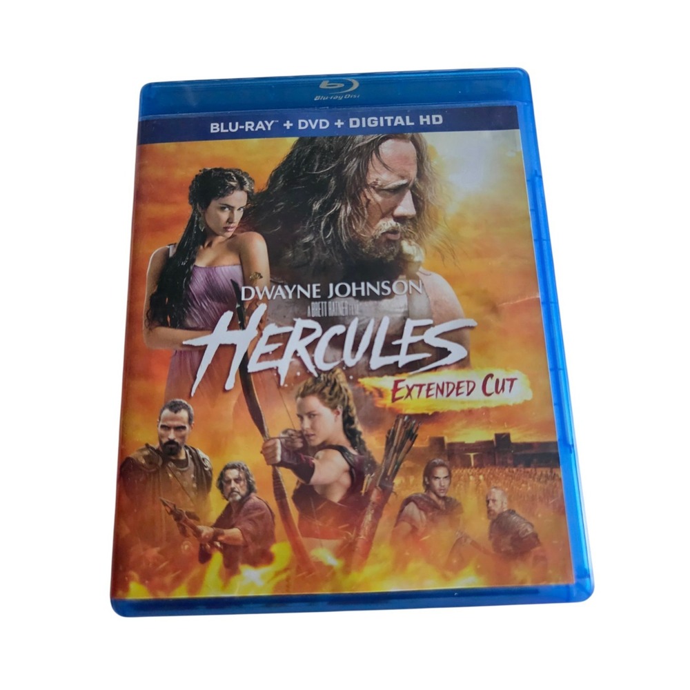 Hercules Extended Cut Blu Ray/DVD/Digital  Used(Digital copy has been redeemed)